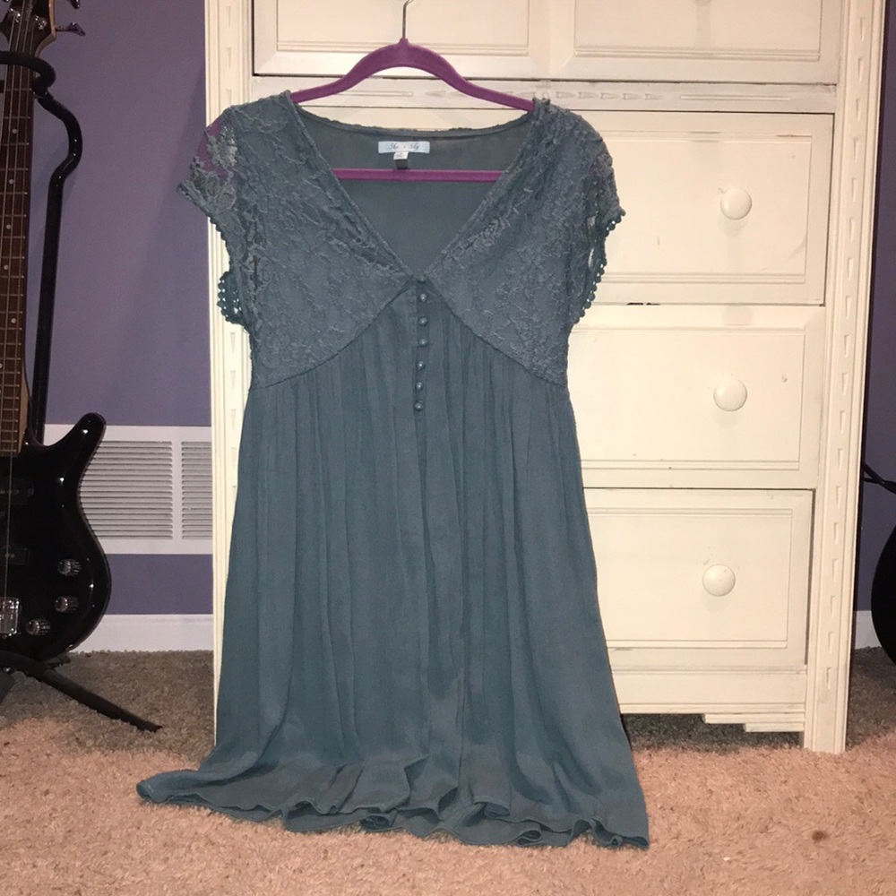 Brand New, Modcloth blue lace dress!